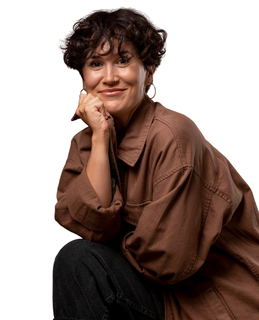 Smiley woman portrait